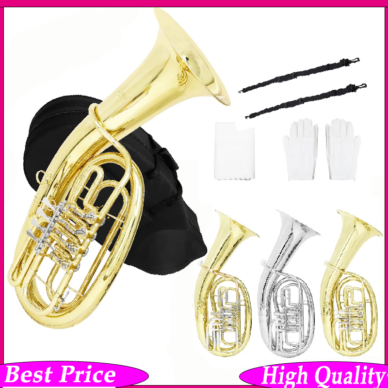 Musical Instrument Euphonium - Eufonium SLADE, cztery stroiki, mosiężny korpus,