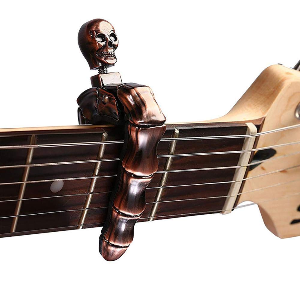 Musical Instrument Bass - Kapodaster do gitary w kształcie czaszki,