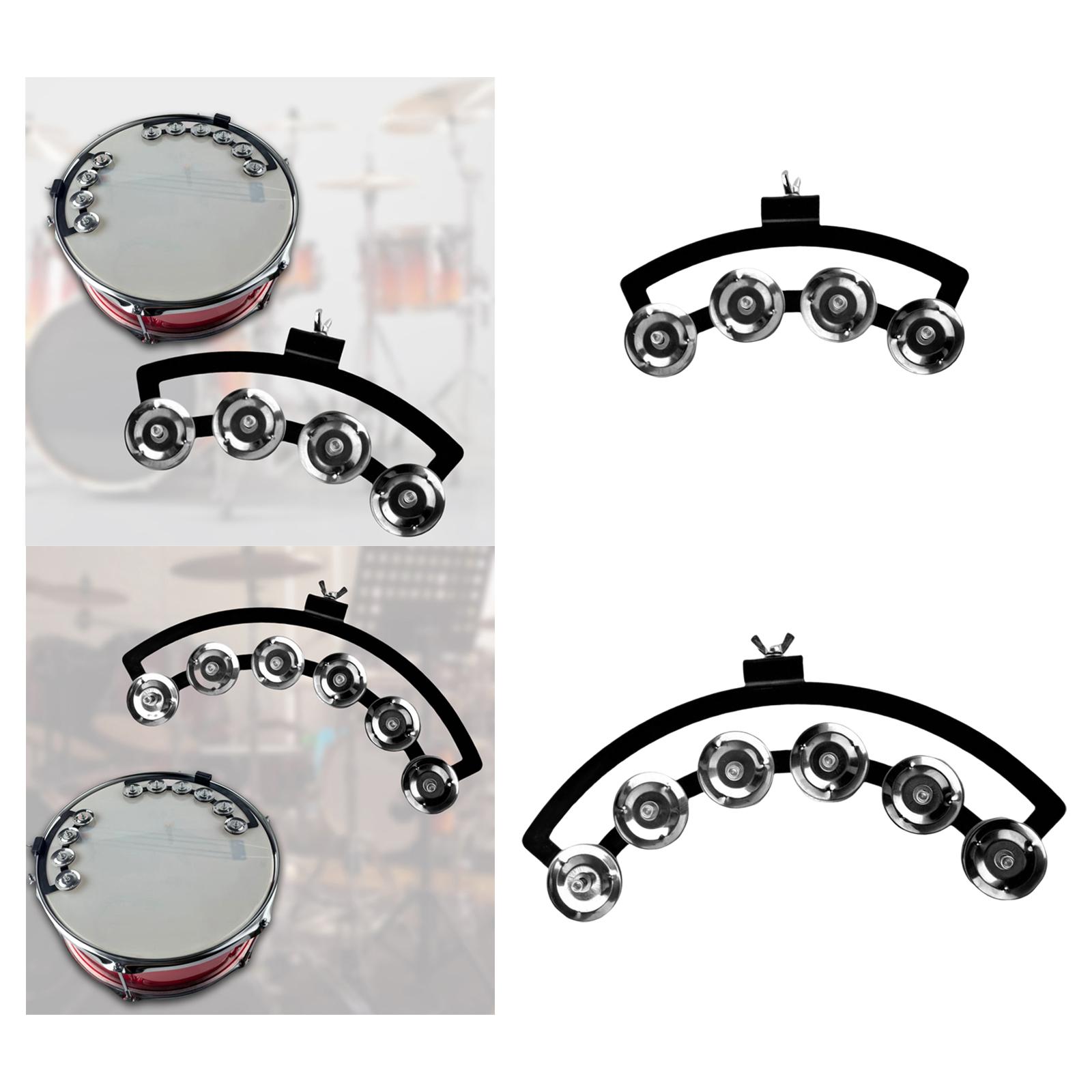 Tambourine Hand Drum - Hi-Hat Tamburyn Zestaw Perkusyjny Metalowy z