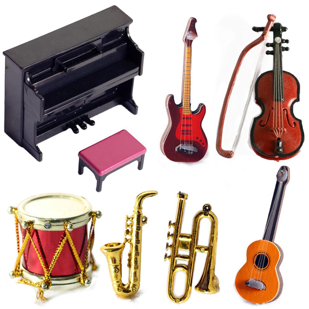 Musical Instrument Horn - Miniaturowe instrumenty muzyczne dla lalek w