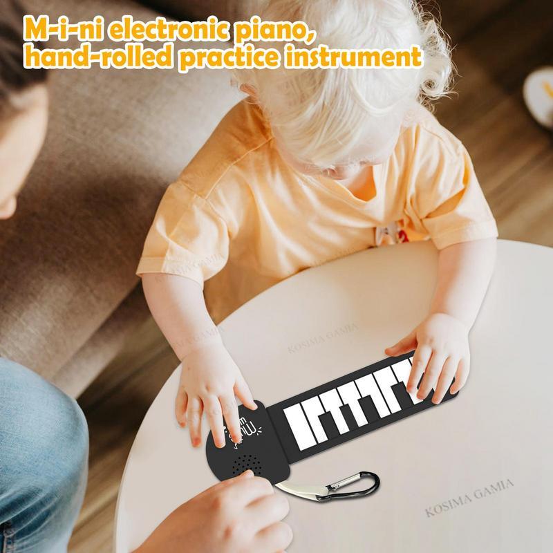 Musical Instrument Names - Elektroniczne pianino zwijane, silikonowe, elektryczne, składane,