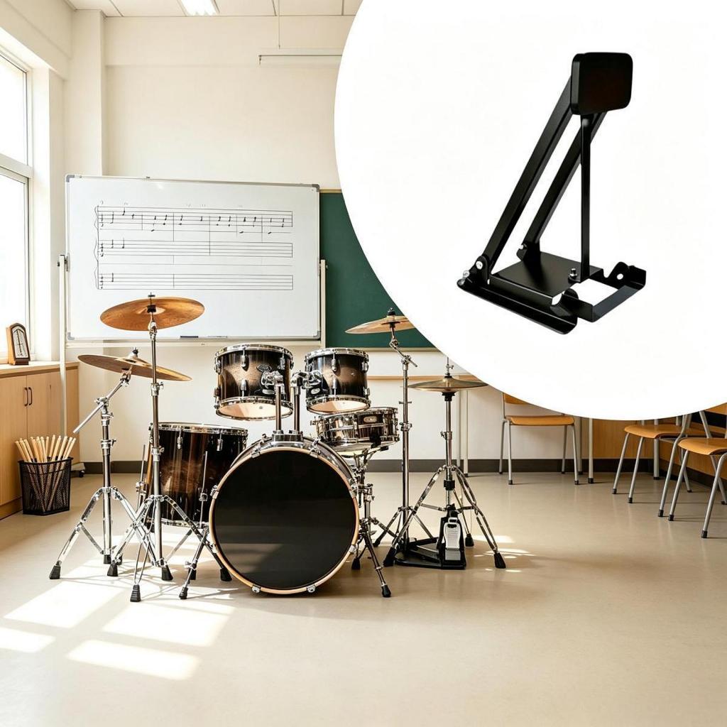 Musical Instrument Bass - Kompaktowy, wyściełany pedał do ćwiczeń na