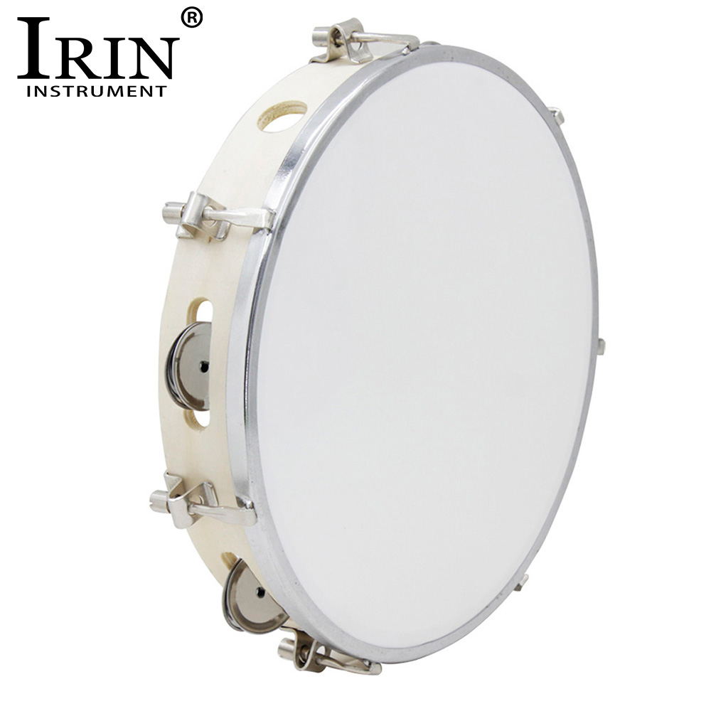 Tambourine Hand Drum - IRIN 10-calowy tamburyn regulowany drewniany panel