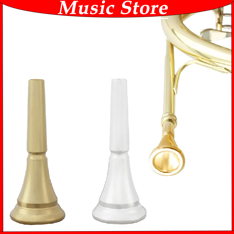 Musical Instrument Horn - Profesjonalny ustnik z rogu francuskiego Złoty,