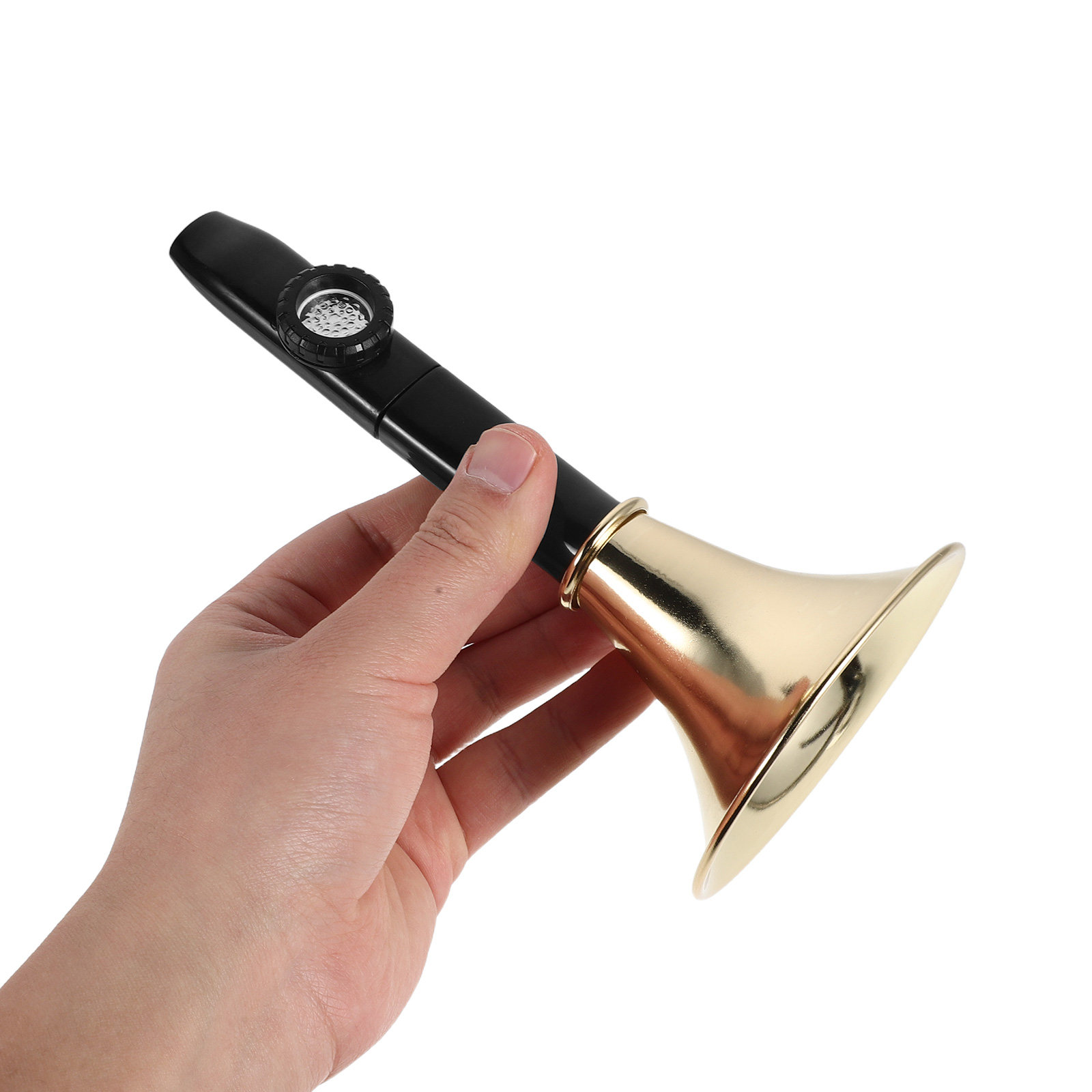 Musical Instrument Box - Metalowy Kazoo Flet Trąbka Membrana Ustna
