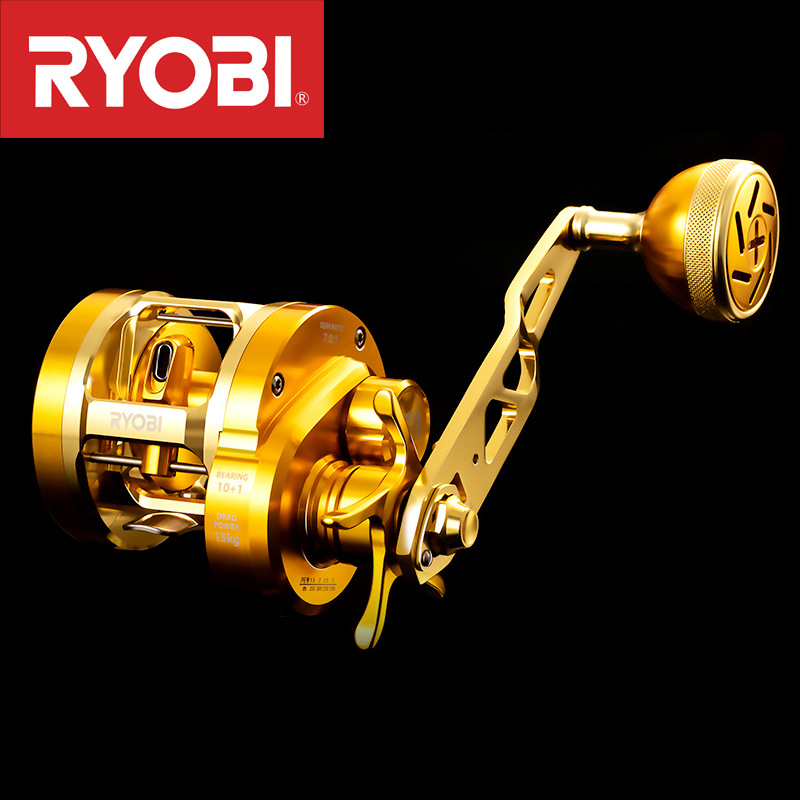 Djembe Hand Drum - JapanRYOBIRyobiVARIUSValius Gold Iron Plate Reel -
