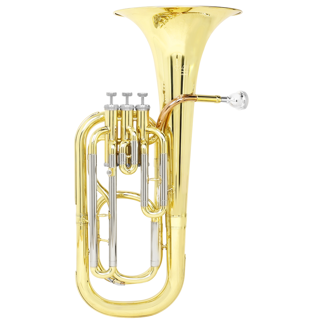 Trąbka barytonowa SLADE Bb, 3- – Musical Instrument Horn recenzja i cena
