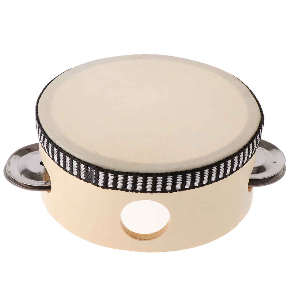 Drewniany tamburyn muzyczny in – Tambourine Hand Drum recenzja i cena