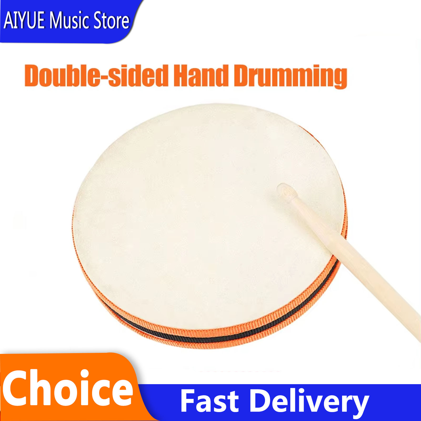 Dwustronne bębenki ręczne dla  – Djembe Hand Drum recenzja i cena