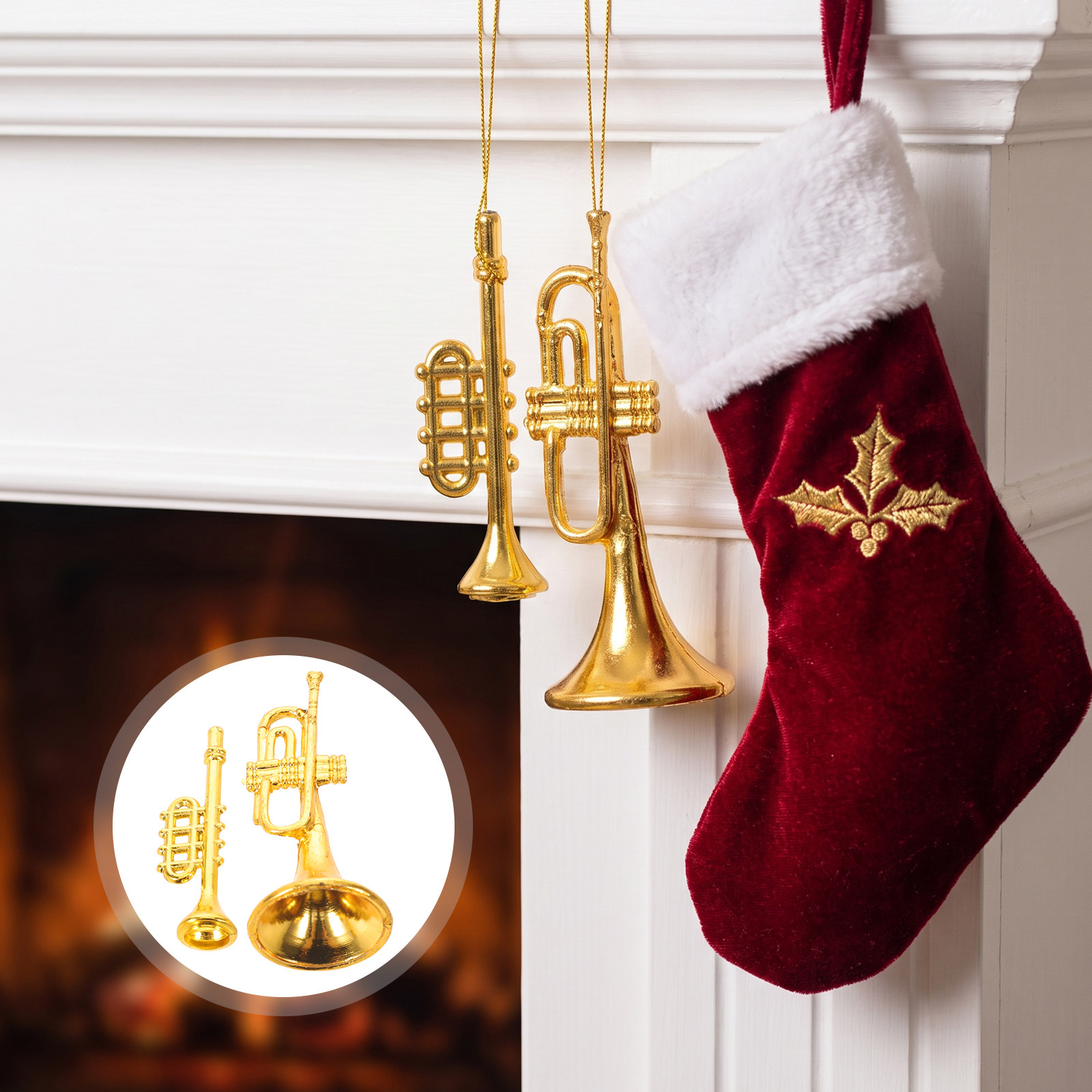 20 sztuk mini ozdób muzycznych – Musical Instrument Xmas Ornaments recenzja i cena