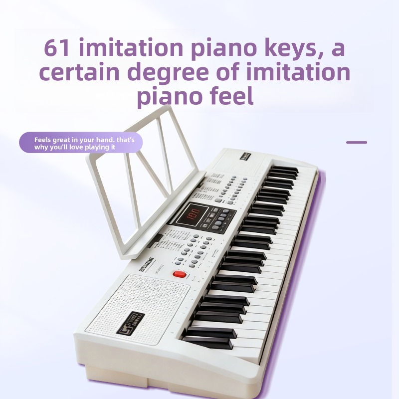 Klawiatura elektroniczna 61 kl – Musical Instrument Names recenzja i cena