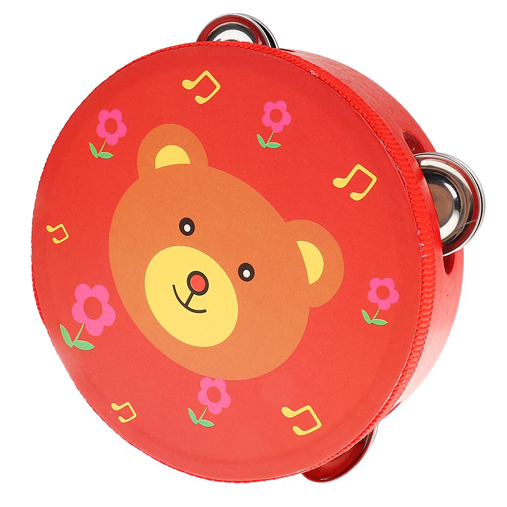 Dzwonek ręczny Drewniany Tambu – Tambourine Hand Drum recenzja i cena