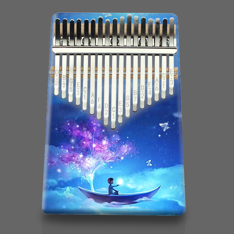17-tonowa Kalimba Kolorowa Kla – Musical Instrument Names recenzja i cena