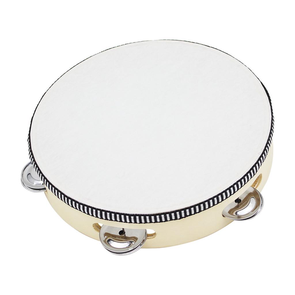 Drewniany tamburyn dla dzieci, – Tambourine Hand Drum recenzja i cena