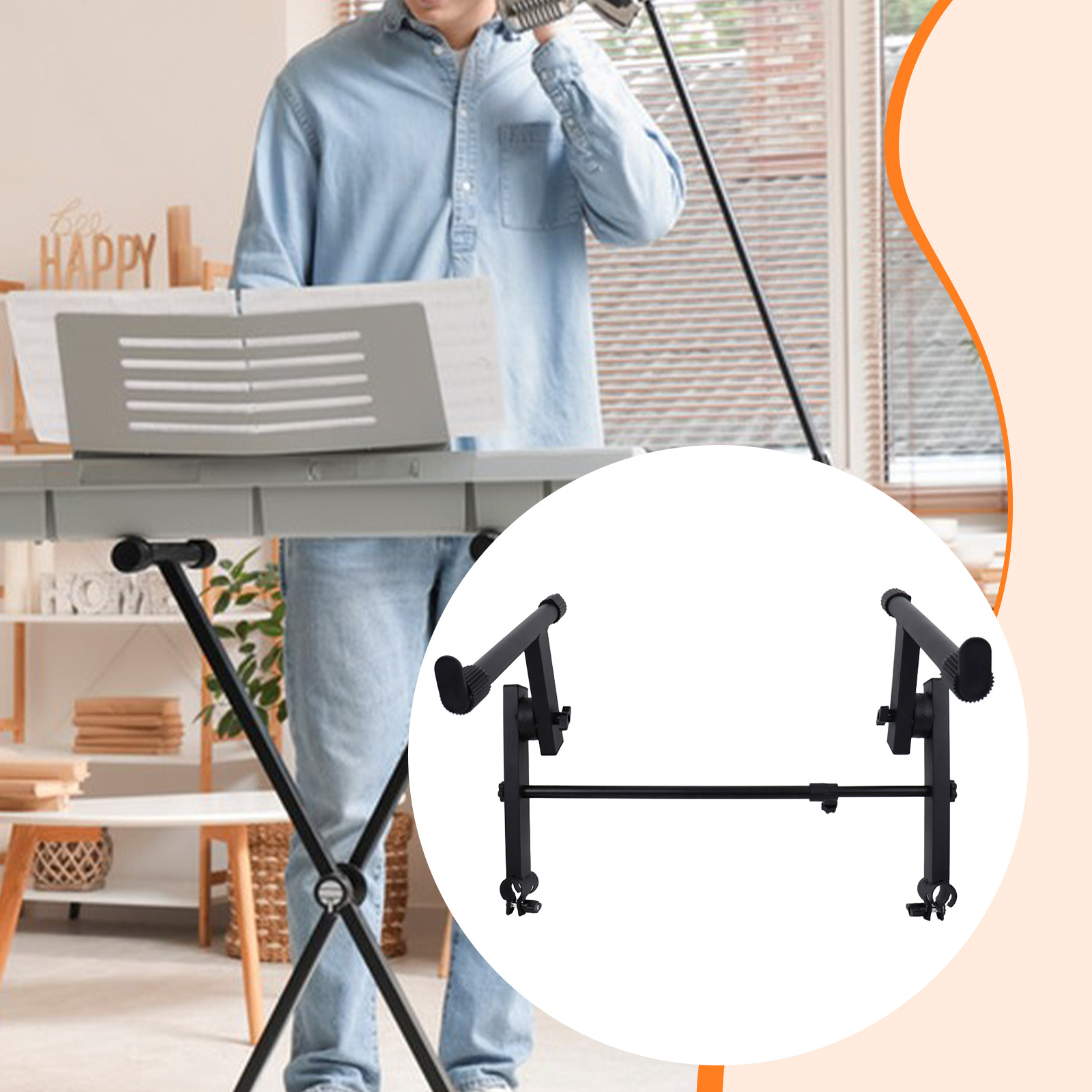 Metalowy stojak na pianino ele – Musical Instrument Names recenzja i cena