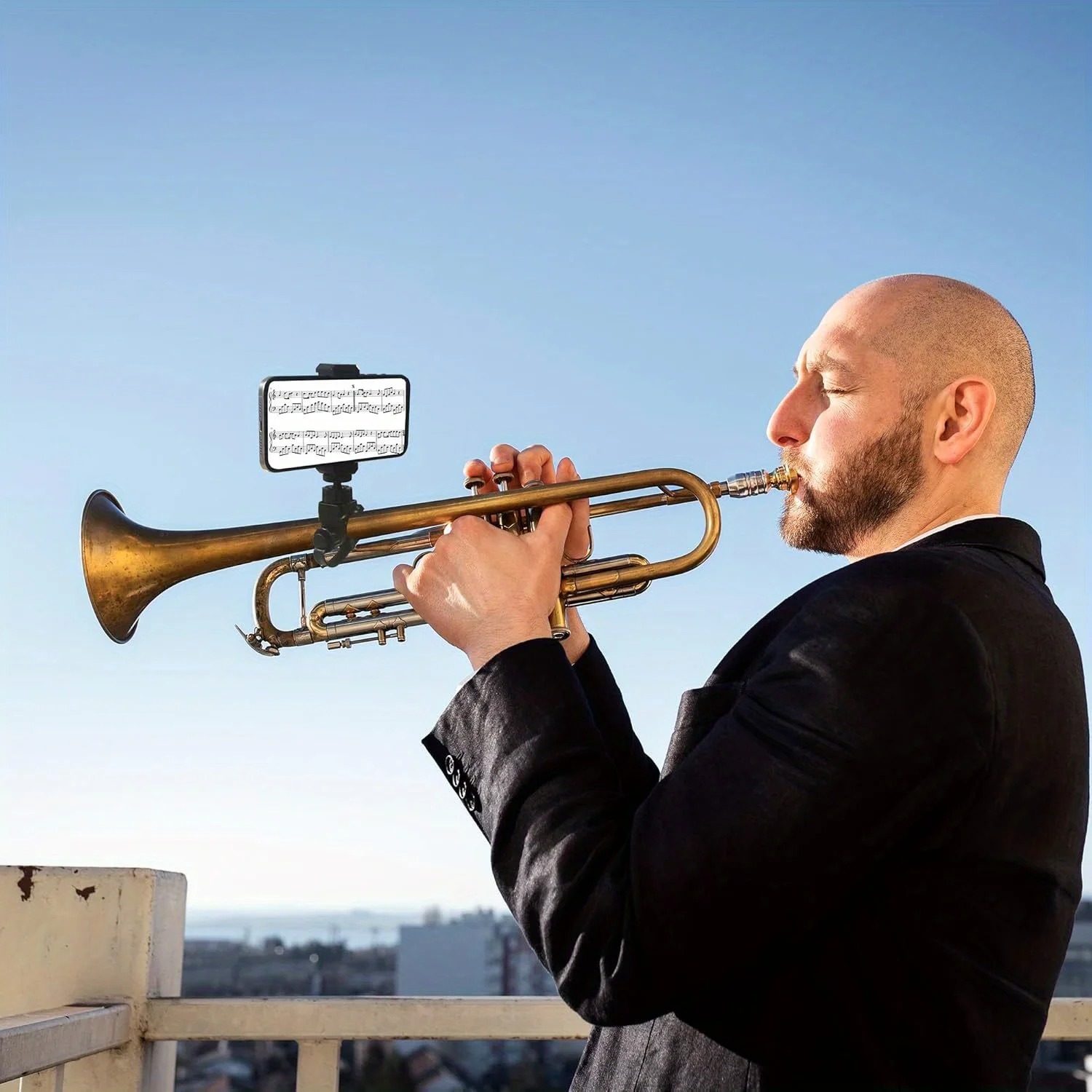 Metalowy klips do telefonu z m – Musical Instrument Horn recenzja i cena