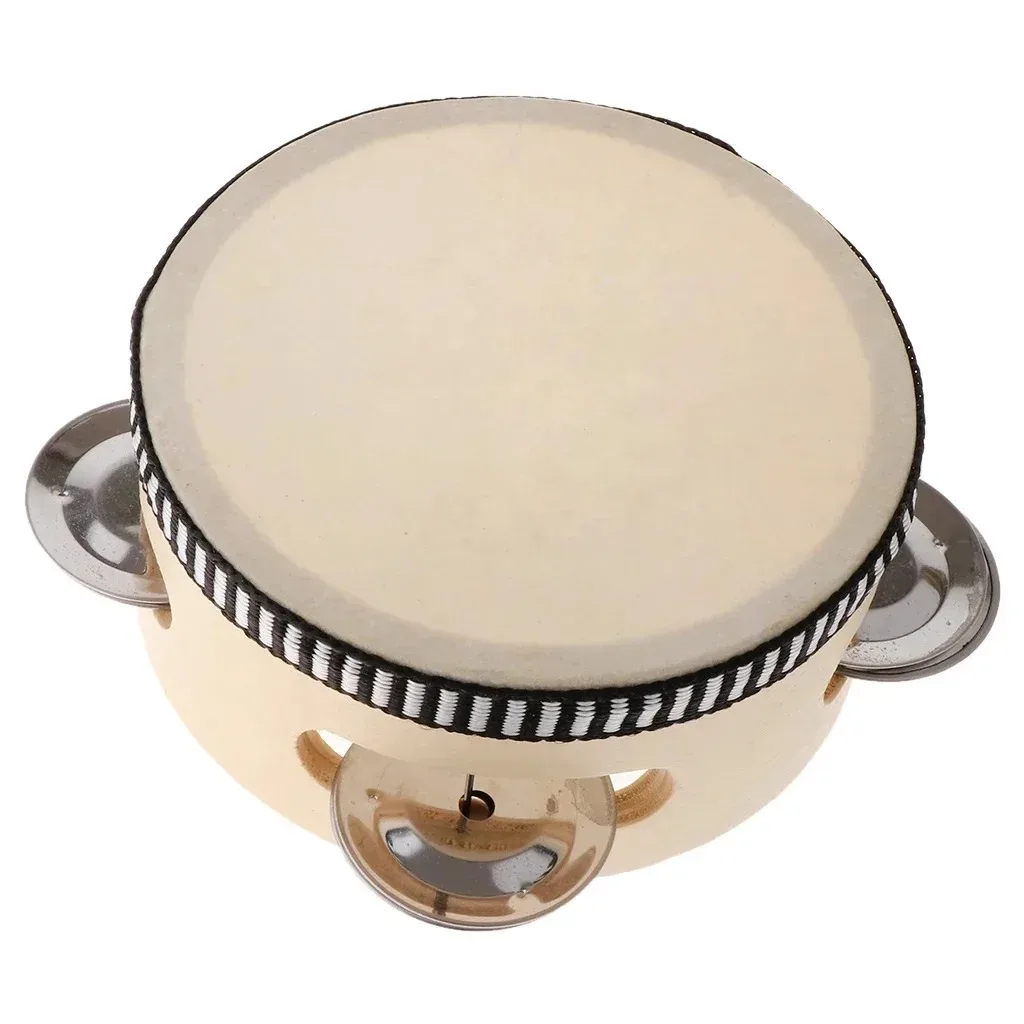 6-calowy ręczny tamburyn z met – Tambourine Hand Drum recenzja i cena