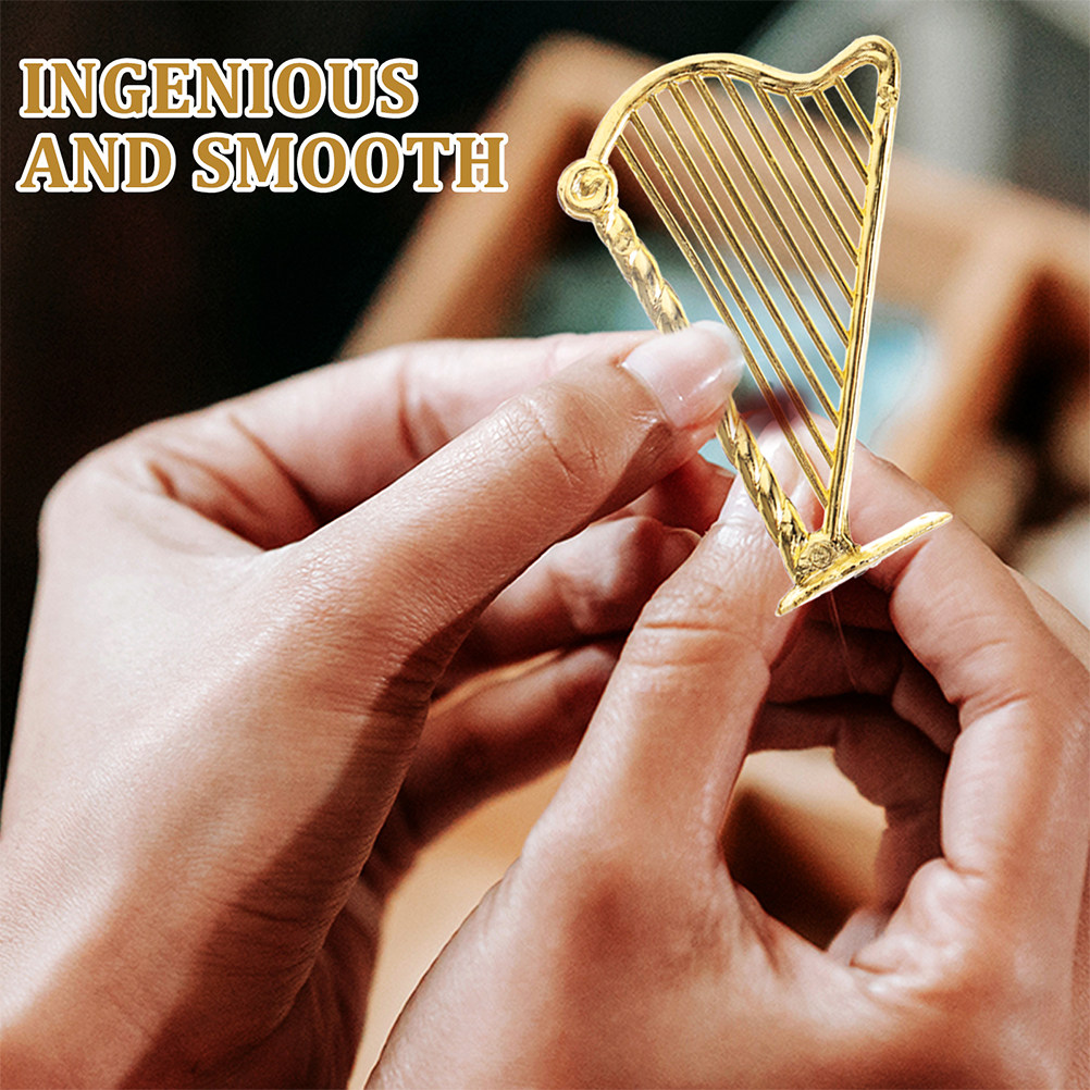 100 szt. Mini Harfa Dekoracyjn – Musical Instrument Xmas Ornaments recenzja i cena