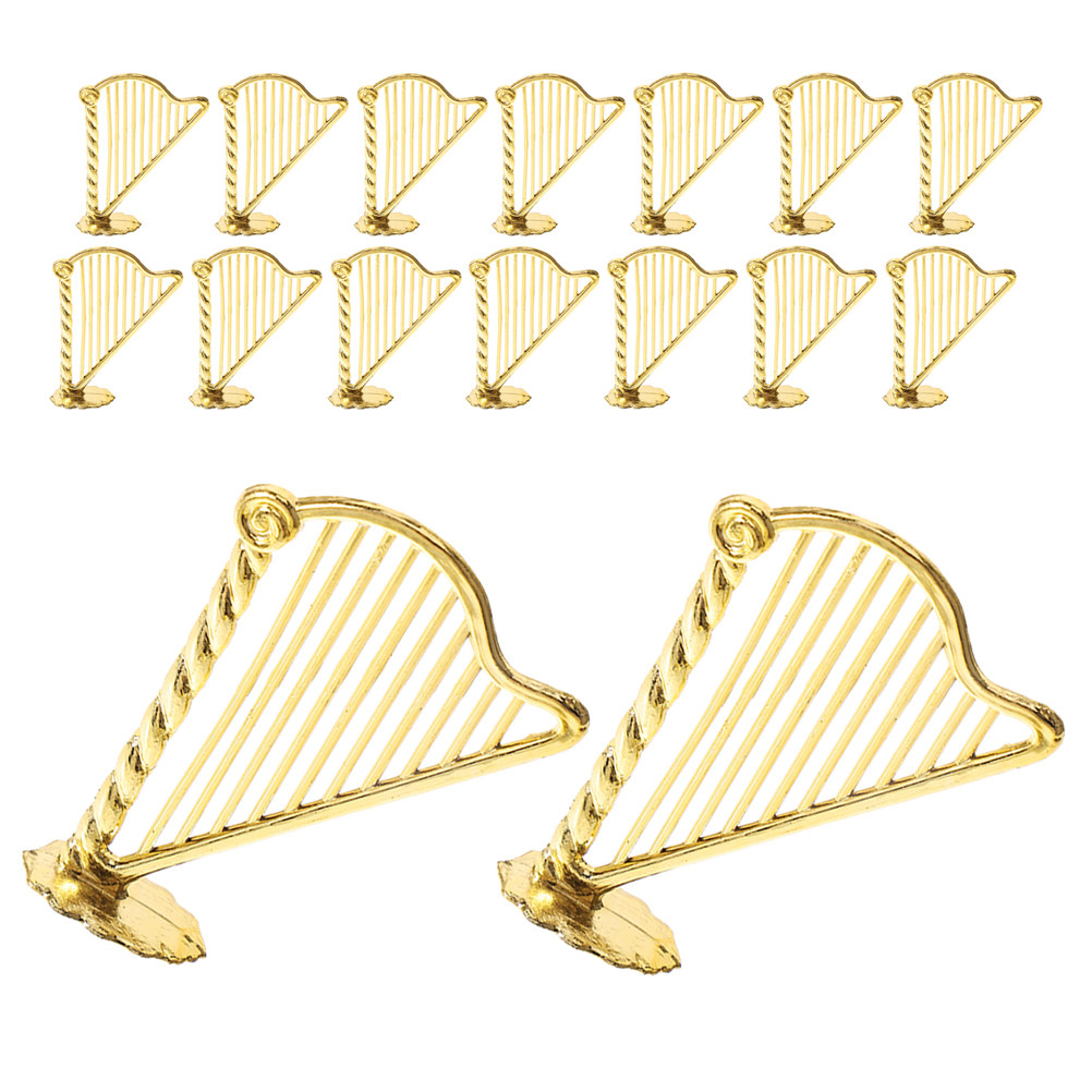 100 szt. Mini Harfa Dekoracyjn – Musical Instrument Xmas Ornaments recenzja i cena