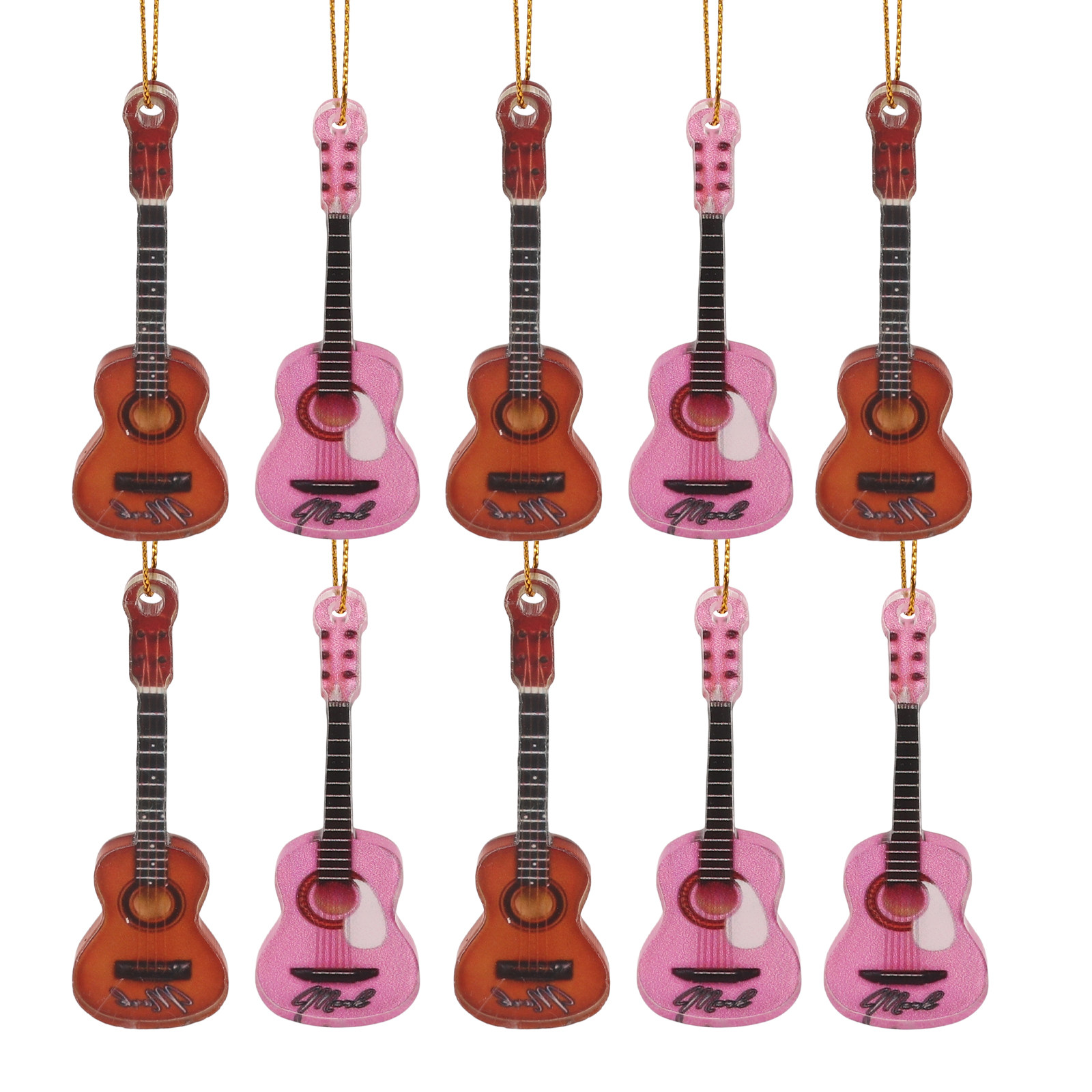 10 szt. świątecznych ozdób w k – Musical Instrument Xmas Ornaments recenzja i cena