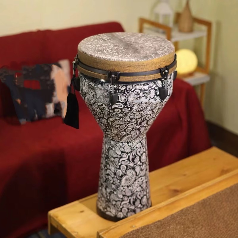 12-calowy ekologiczny drewnian – Djembe Hand Drum recenzja i cena