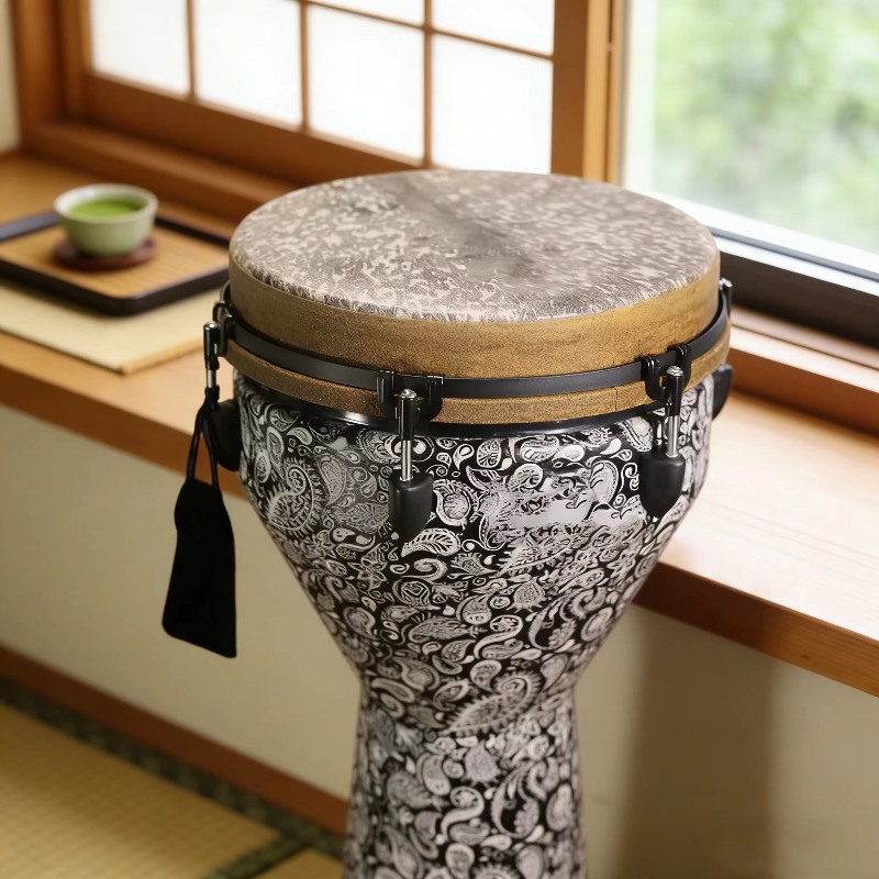 12-calowy ekologiczny drewnian – Djembe Hand Drum recenzja i cena