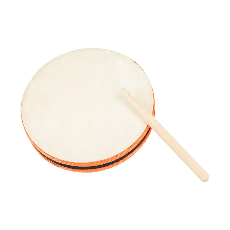 Bębenek ręczny dwustronny z pa – Tambourine Hand Drum recenzja i cena