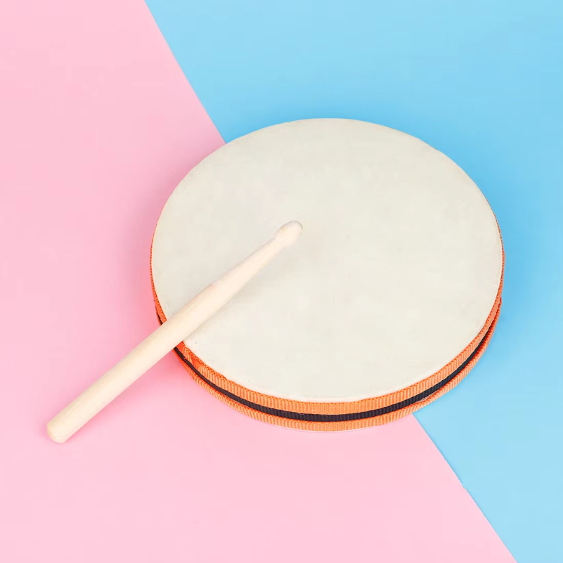 Bębenek ręczny dwustronny z pa – Tambourine Hand Drum recenzja i cena